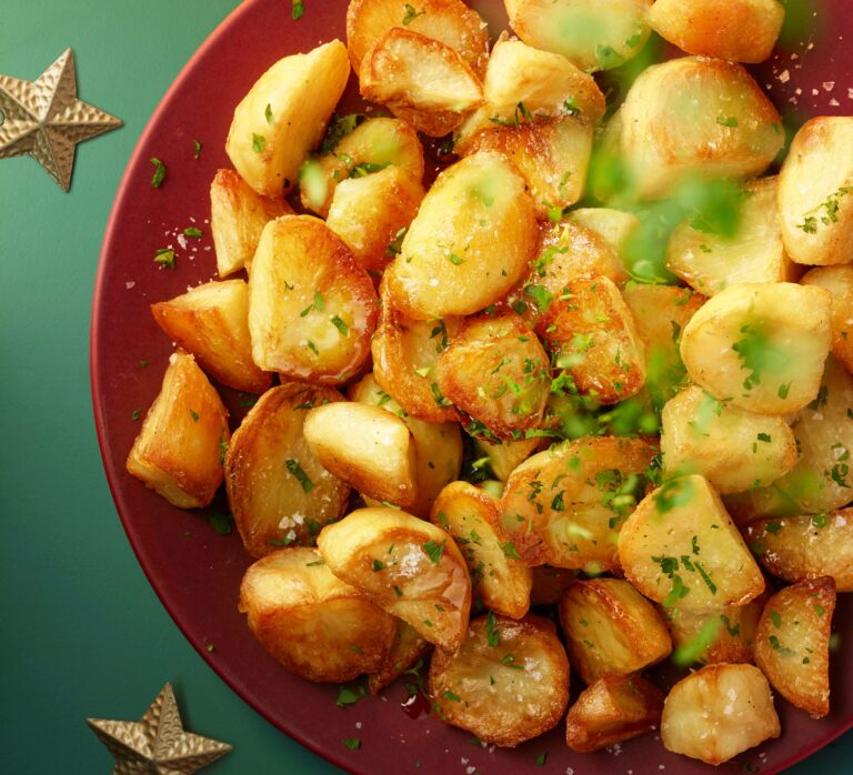 Pommes de terre rôties à l&rsquo;huile de truffe et au sel de mer